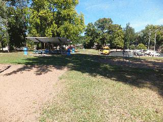 Bangert Park back pavilion & playground